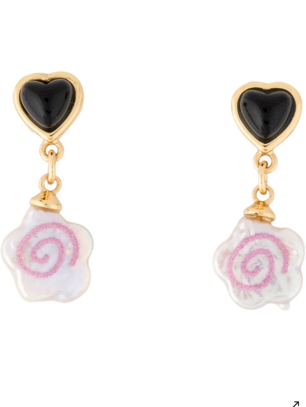 Sandy Liang Narutomaki Stud Earrings